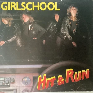 GIRLSCHOOL 10” RECORD ‘HIT & RUN’ (BRONZE) - Bild 1 von 4