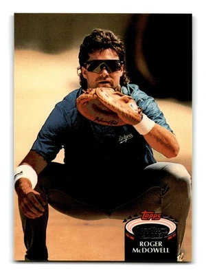 Roger McDowell 1992 Stadium Club #804 Los Angeles Dodgers Mint - Image 1 of 2