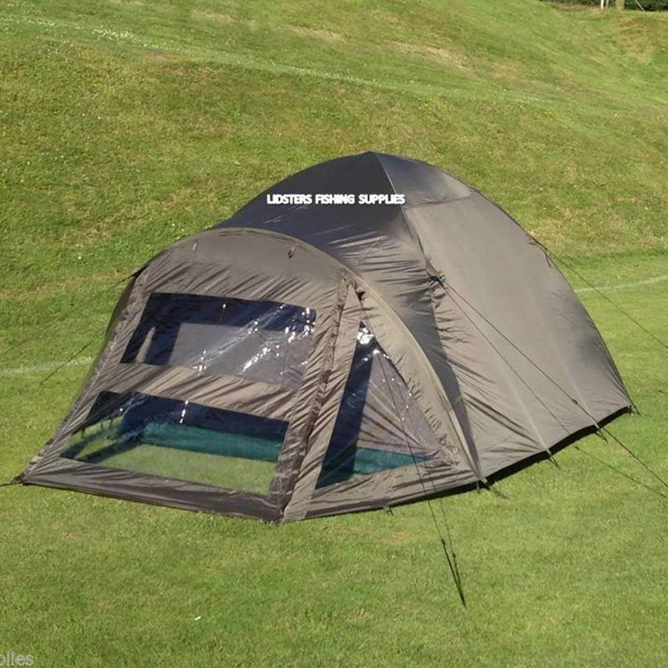 2 Man Double Skin NGT Green Carp Fishing Bivvy Tent Overnight Camping Shelter - Image 1 of 4