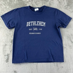 Port & Company T-Shirt Boys S Blue "Bethlehem Pennsylvania" - Picture 1 of 4