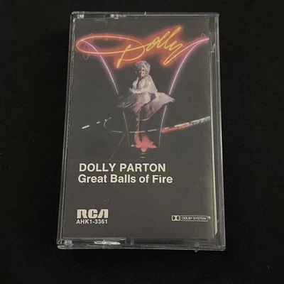 Dolly Parton - Great Balls Of Fire Cassette Tape 1979 RCA Records - Image 1 of 4