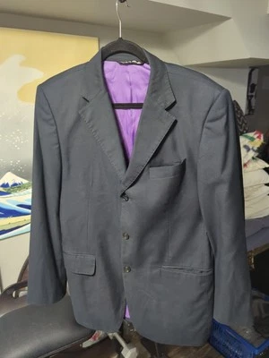 Paul Smith Mens The Westbourne Blazer Size 40 Navy Blue Black 100% Wool Jacket - Image 1 of 4