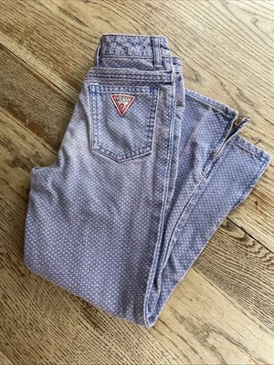 Vintage Guess Jeans Girls Size 8 Zip Ankle Georges Marciano - Image 1 of 4