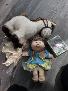 1982 Authentic CABBAGE PATCH COWGIRL & HORSE BOOTS  -Vintage-Great Condition!! - Picture 1 of 24