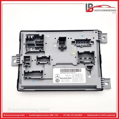 Steuergerät Bordsteurgerät C-Modul A2059006047 MERCEDES C-KLASSE S205 C220 CDI - Image 1 of 4