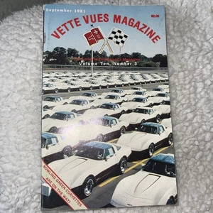 Vette Vues Corvette Magazine Vol 10 #3 September 1981 Auto Enthusiast - Picture 1 of 4