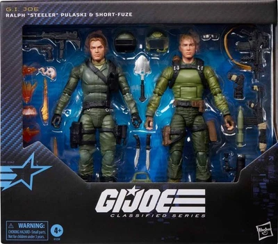 GI Joe Classified Figure 2-Pack Excl Ralph Steeler Pulaski & Short-Fuze IN STOCK - Image 1 of 2