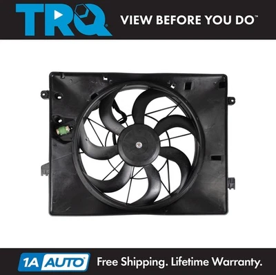 TRQ Engine Radiator Cooling Fan Assembly for Hyundai Genesis Coupe New - Image 1 of 4