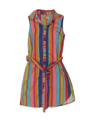 Vestido Camisa Feminino ROSALITA MC GEE Reino Unido 6 XS Listrado Multicolorido DU49 - Imagem 1 de 3
