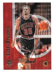 COREY BENJAMIN SERIAL /299 2000-01 TOPPS STARS BRONZE 4 CHICAGO BULLS - Picture 1 of 1