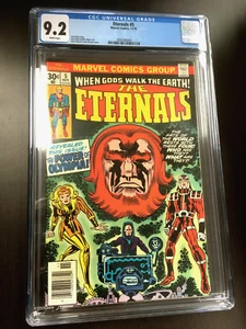 ETERNALS #5 CGC 9.2 White Pages 1st APPEARANCE THENA, ZURAS, DOMO & MAKKARI - Picture 1 of 2