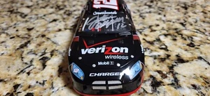 2009 Signed Justin Allgaier #12 Verizon Rookie Car Dodge Charger 1/24 Nascar - Picture 1 of 5