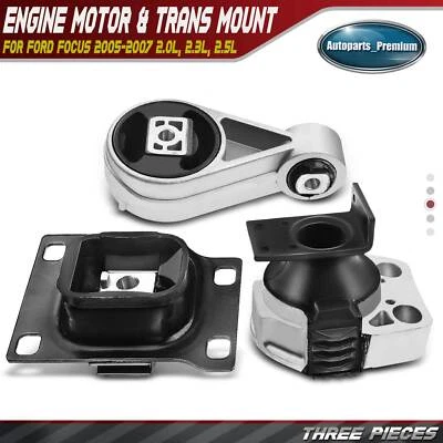 3x Montaje de motor y transmisión para Ford Focus 2005 2006 2007 2.0 automático Foto 1 de 4