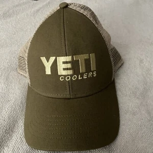 Green Yeti Gold Letters Baseball Trucker Adjustable Cap Mütze - Bild 1 von 8