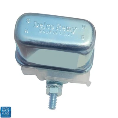 1969-76 Oldsmobile Delta 88 / Olds 98 Delco Remy Stamped Horn Relay - Image 1 of 4