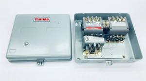 FURNAS 22CSD32BA THREE PHASE REVERSING MAGNETIC STARTER 5HP 2.5-18A NEMA SIZE 0 - Picture 1 of 17