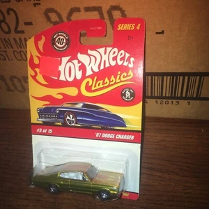 Hot Wheels Classics Series 4 Gold ‘67 1967 DODGE CHARGER 40th anniversary #3 - Picture 1 of 4