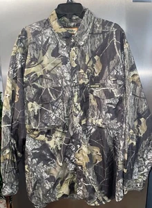 Remington Mens Shirt XL Mossy Oak New Breakup Long Sleeve Camo Vented Hunting - Picture 1 of 7