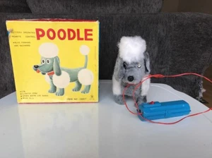 VINTAGE BATTERY OPERATED REMOTE CONTROL POODLE ITEM #10887 MADE IN JAPAN WORKS!! - Picture 1 of 11