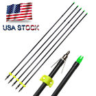31" Bowfishing Arrows Broadheads Safety Slides Archery Bow Fishing Hunting