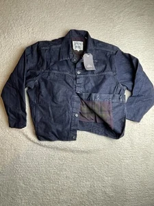 NWT Levi’s Full Type II Trucker Jacket Women’s Small Dark Wash Blanket Lined - Picture 1 of 12