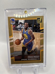 2017-18 Panini Donruss Press Proof Gold /10 Andre Iguodala #50