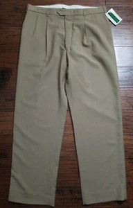 Bill Blass Wash Me Wear Me Khaki Pants Sz 38 Inseam 32 Nwts (Inventory m27) - Picture 1 of 5