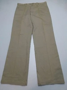 Giordano Pants Mens Size 36X32 Beige Flat Front Khaki Pants Great Condition - Picture 1 of 3