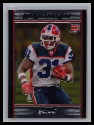 2007 Bowman Chrome #BC99 Dwayne Wright Base Rookie Card RC Buffalo Bills - Image 1 of 2