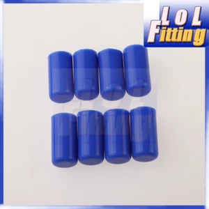 8 x 4mm 5/32" Silicone Blanking Cap Intake Vacuum Hose End Bung Plug Silicon Cap - Picture 1 of 3