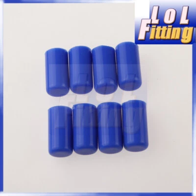 8 x 4mm 5/32" Silicone Blanking Cap Intake Vacuum Hose End Bung Plug Silicon Cap - Image 1 of 3