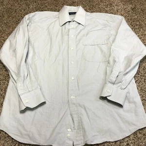 Canali Long Sleeved Check Made in Italy Button Up Dress Shirt 42/16 1/2 - Picture 1 of 6