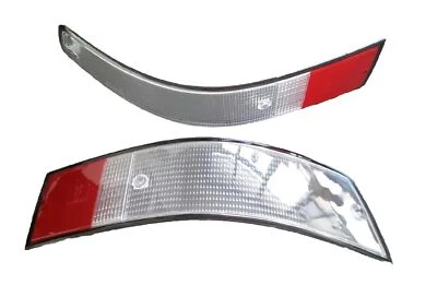 Lente luz trasera transparente para Porsche 911 912 930 69-89 - moldura negra Foto 1 de 4