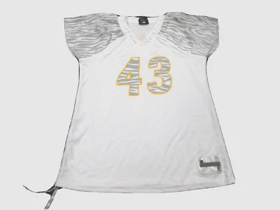 JERSEY MUJER REEBOK NFL PITTSBURGH STEELERS TROY POLAMALU COQUETEO TALLA M Foto 1 de 2