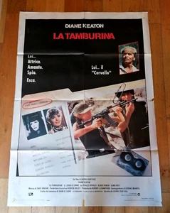 MANIFESTO 2F ORIGINALE 1984 LA TAMBURINA - Diane Keaton, Klaus Kinski SPIONAGGIO - Bild 1 von 5