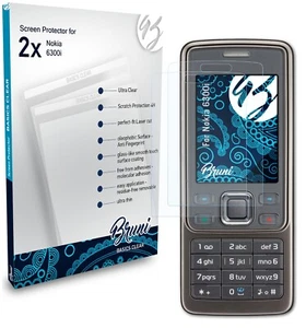 Bruni 2x Proteggi Schermo per Nokia 6300i Pellicola Protettiva - Foto 1 di 4