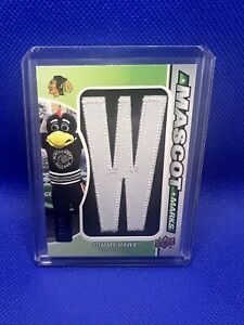2022-23 SP Game Used Hockey Mascot Marks Tommy Hawk Patch / 35 “W”