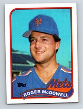 1989 Topps Roger McDowell New York Mets #735