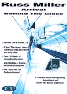 RUSS MILLER Arrival Behind The Glass - NEW 2 CD/ DVD SET Drum Play-Along - Picture 1 of 1