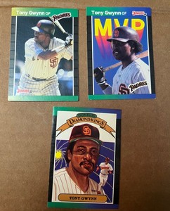 Tony Gwynn Baseball Cards "BUY MORE & SAVE MORE" Topps, Upper Deck, Score, Fleer