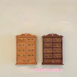 1/6 Scale Miniature Tags Cabinet for Fashion Doll/Blythe/Greenhouse Diorama - Picture 1 of 3