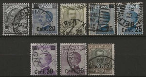 1924 Regno d'Italia - Serie completa soprastampati posta ordinaria usata - Picture 1 of 1