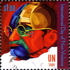 UN New York #Mi1170 postfrisch 2009 Mohandas Gandhi Tag der Gewaltlosigkeit [996]