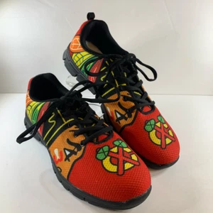 Chicago Blackhawks Mens Athletic Shoes Red Orange Low Top Lace Up 12 M - Bild 1 von 10