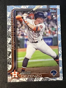 Zach Dezenzo 2025 Topps Series 1 Rookie Card #89 Palm Tree Parallel RC Astros - Picture 1 of 4