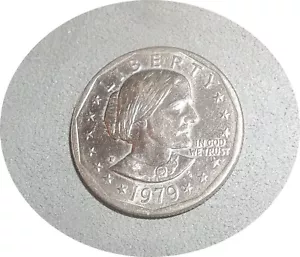 Moneta da un dollaro K105 ~ 1979 Susan B Anthony Liberty FG - Foto 1 di 4