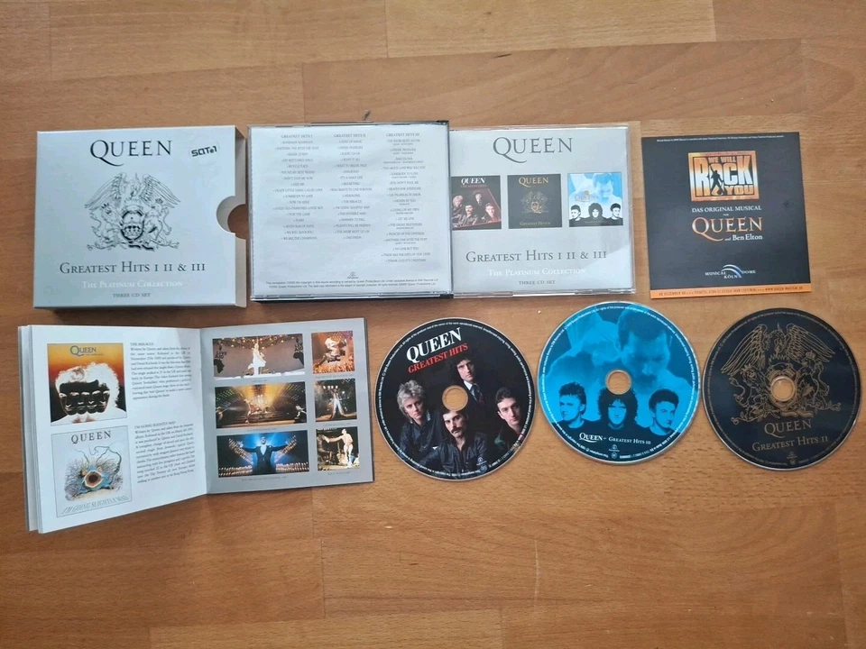 3-CD-Box QUEEN Platinum Collection -Greatest Hits Vol. 1-3 EMI 2003 alle 51 Hits - Bild 1 von 1