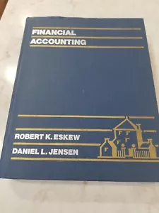 Financial Accounting First Edition 1983 Book Robert K Eskew Daniel L Jensen - Imagen 1 de 9