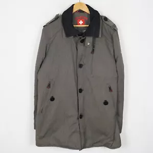 WELLENSTEYN MERCURY Men's Jacket Size L Grey Collared Full Zip Insulated s12741 - Picture 1 of 10