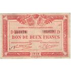 [#807583] Frankreich, Quimper Et Brest, 2 Francs, 1915, S+, Pirot:104-3